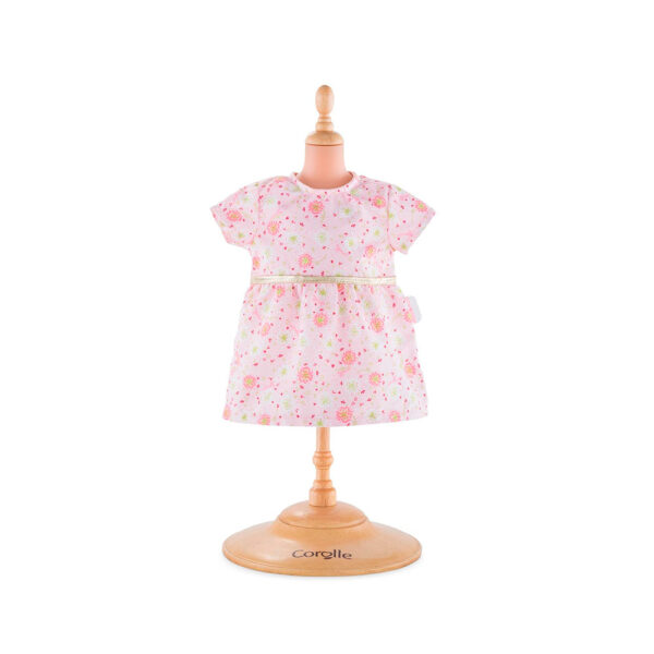 Corolle-kjole-Dress-Pink-30-cm