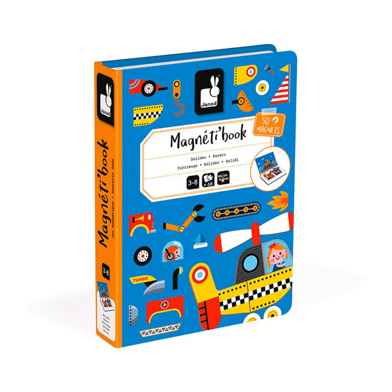 Janod-Magnetic-book-Racers-j02715