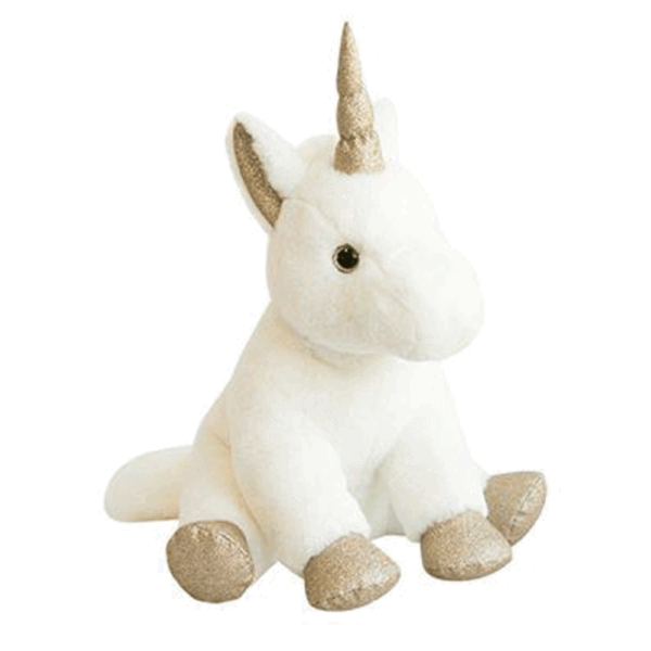 Ho2769-Unicorn-hvid-45-cm