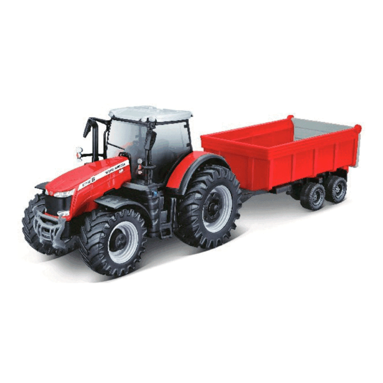 Burago-roed-traktor