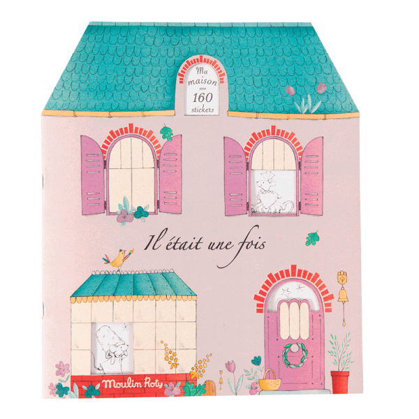 Moulin-Roty-Malebog-m.-stickers-Hus