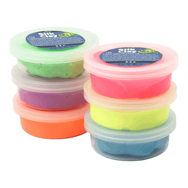 Silk-Clay-6-farver-Neon
